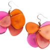 Tagua 2 In. Mariposa Dangle Earrings