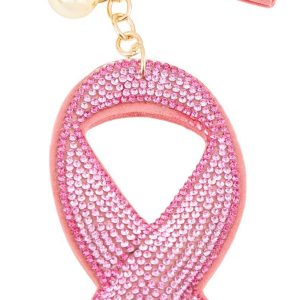 Breast Cancer Ribbon Bag Charm