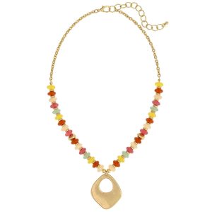Bay Studio Gold Long Pendant Necklace