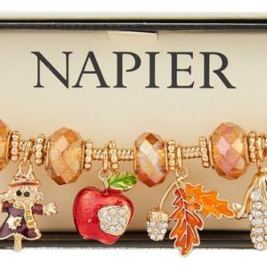 Napier 7.5 in Harvest Fall Fashion Charm Bracelet