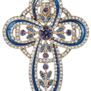 Napier Boxed Cross Pin Brooch