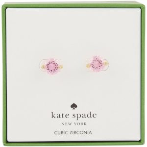 Kate Spade CZ Pink Oval Stud Earrings