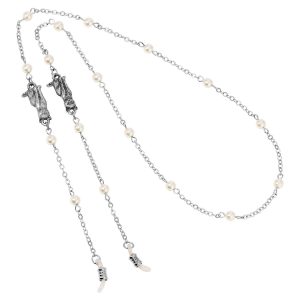 1928 Jewelry Cat Bead Chain Eyeglass Holder