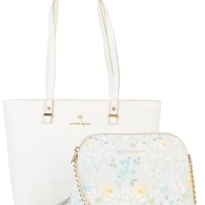 Nanette Lepore 2 pc Brielle Tote Bag with Crossbody Set