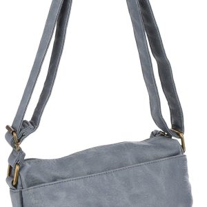Bueno Pebble Leather Crossbody Bag