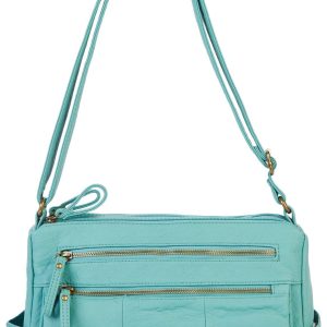 Bueno Vintage Dual Compartment Crossbody Bag
