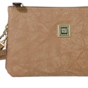 Stone Mountain Solid Crunch Leather Crossbody Crossbody Bag