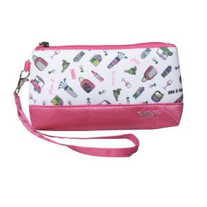 Glove It Womens Nine & Wine Zip Wristlet