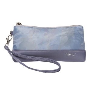 Glove It Womens Urban Bleu Zip Wristlet
