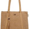 Sun N' Sand Crochet Straw Shoulder Beach Tote BagSwimwear-Beach Essentials-Beach Bags