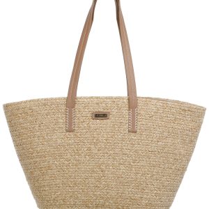 Sun N' Sand Straw Shoulder Beach Tote Bag