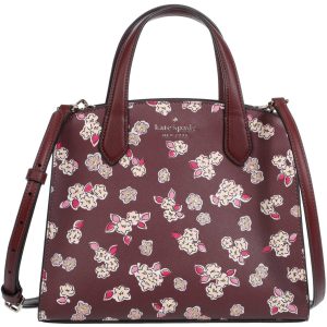 Kate Spade Tinsel Frosted Floral Printed Satchel Bag