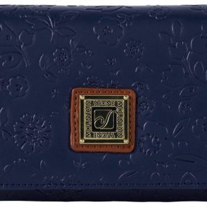 Stone Mountain Bonded Leather Spring Bloom Embossed Wallet
