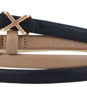 Vince Camuto Womens 2 Pk Faux Leather Belts