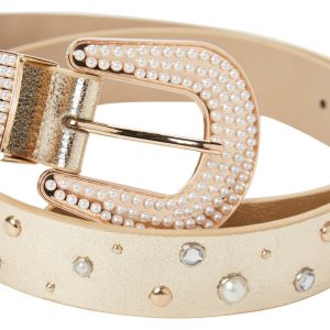 Vince Camuto Womens Embellished Belt