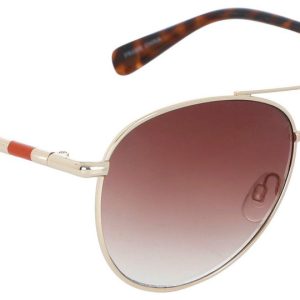 BCBG Classic Gold Rim Aviator Sunglasses