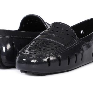 Floafers Womens Waterproof Patent Posh Driver Shoes