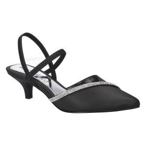 Easy Street Womens Unna Kitten Heel Pumps