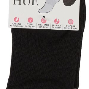 Hue Womens 3 Pk Arch Hug Liner Socks