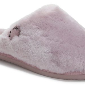 Fireside Womens Sherling Clog Slippers