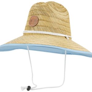 Reel Legends Mens Palm Tree Patch Wide Brim Hat