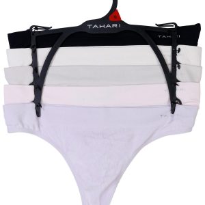 Tahari Womens 5 Pk Seamless Thong Panties