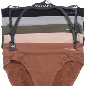 Tahari Womens 5-pk. Seamless Hipster Panties
