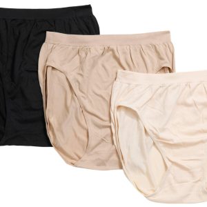 Bali Womens 3 Pk Comfort Revolution Hi Cut Brief Panties