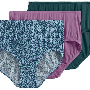 Jockey 3 Pk Supersoft Breathe Multipak Brief Panties #2373