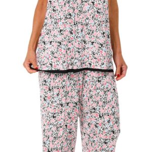 Ellen Tracy Women's 2 Pc Floral Sleepwear Set