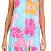 Ellen Tracy Womens Sleeveless Print Chemise Nightgown