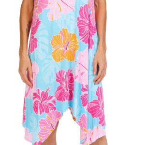 Ellen Tracy Womens Sleeveless Print Nightgown