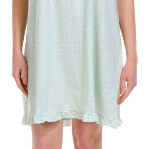 Celestial Dreams Womens Print Short Sleeve Night Gown