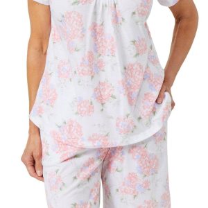 Carole Hochman Womens 2 Pc Bermuda Pajama Set