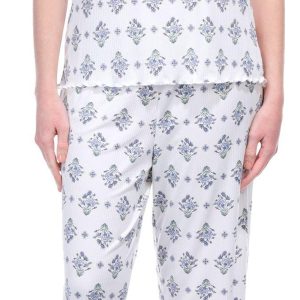 Laura Ashley Women's 2 Pc Floral Pajama Pants Set