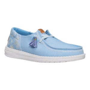 Hey Dude Womens Slip On Wendy Funk Embroidered Sneaker