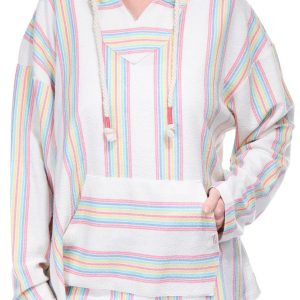 Exist Juniors Striped Baja Hoodie