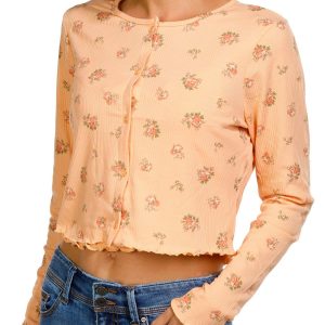 No Comment Juniors 2 Pc Bouquet Cardigan Set