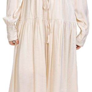 Wishlist Womens Long Sleeve Tie Front Dress