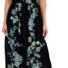 C&C California Womens Floral Print Maxi Dress
