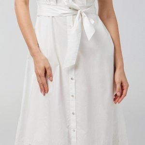 Ellen Tracy Womens Sleeveless Maxi Shirt Dress