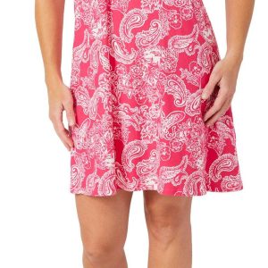 Allison Brittney Womens Sleeveless Print Dress