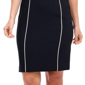 Kasper Womens Sleeveless Sheath Dress