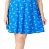 Allison Brittney Plus Sleeveless Print Dress