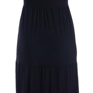 Tash & Sophie Plus Short Sleeve Tiered Midi Dress
