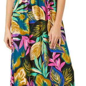 Jolie & Joy Juniors Miya Tropical Tier Maxi Dress