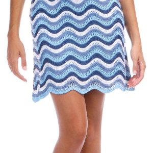 Jolie & Joy Juniors Chevron Crochet Mini Dress
