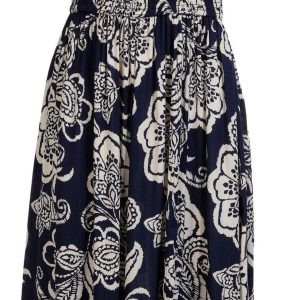 Angie Juniors Print Puff Sleeve Split Leg Dress