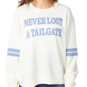 No Comment Juniors Long Sleeve Tailgate Pullover