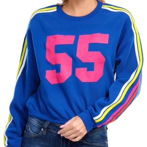 Jolie & Joy Juniors Cropped Long Sleeve Sweatshirt